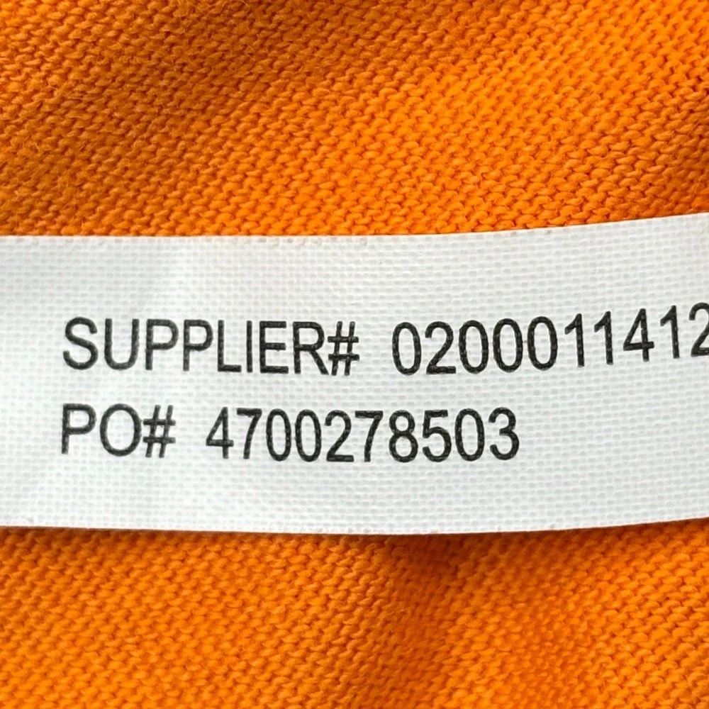 Polo Ralph Lauren Mens Orange Long Sleeve T-Shirt Cotton Pony Logo Small S/P